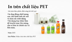 SẢN PHẨM IN TRÊN CHẤT LIỆU PET
