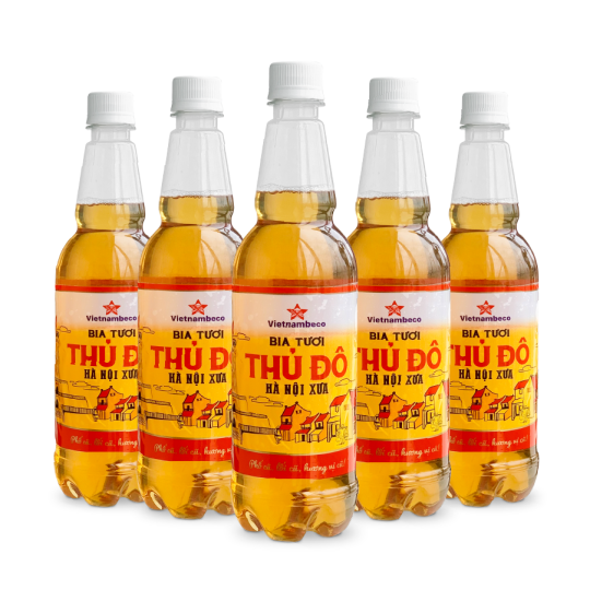 TEM NHÃN BIA TƯƠI THỦ ĐÔ – HƠI THỞ HÀ NỘI XƯA TRÊN TỪNG THIẾT KẾ