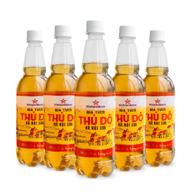 TEM NHÃN BIA TƯƠI THỦ ĐÔ – HƠI THỞ HÀ NỘI XƯA TRÊN TỪNG THIẾT KẾ
